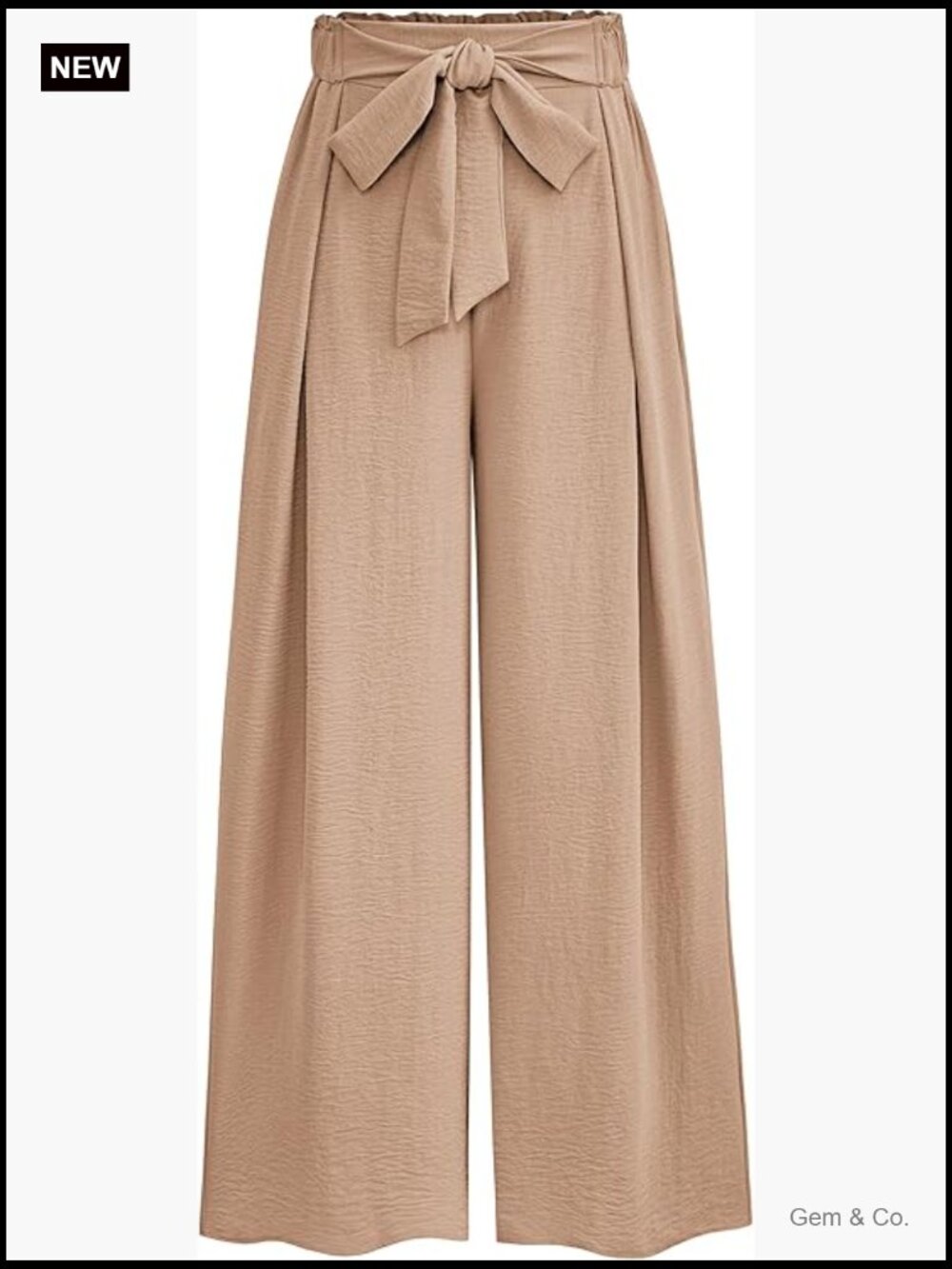 Wide Leg Work Pants High Waisted Palazzo Trousers Business Casual Summer